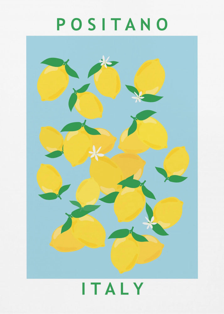 Zitronenblumenmarkt | Poster