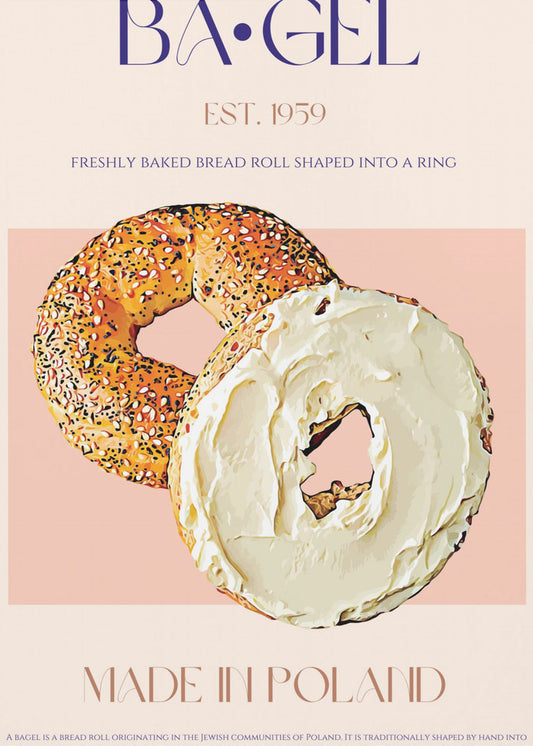Polnischer Bagel-Genuss | Poster