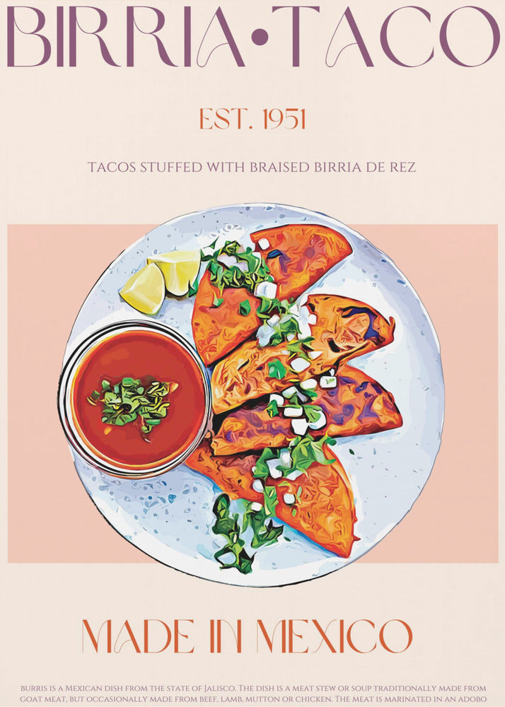 Köstliche Birria-Häppchen | Poster