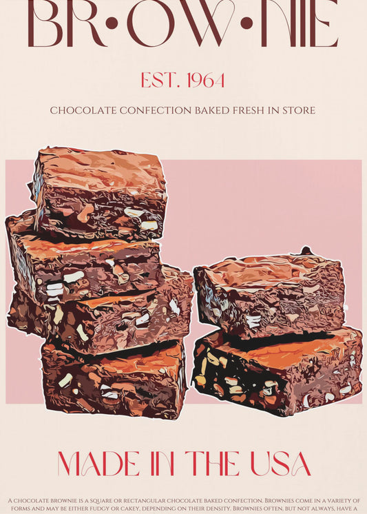 Schoko-Brownies-Genuss | Poster