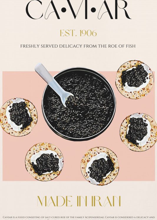 Luxus auf Blini | Poster