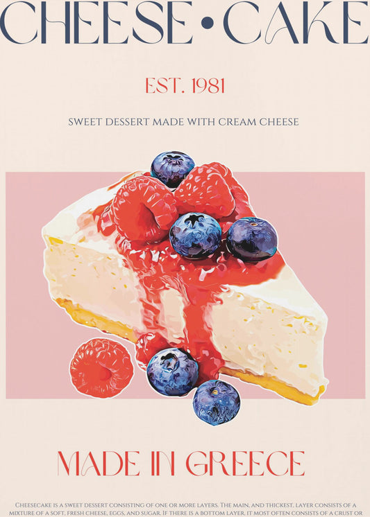 Griechisches Dessertglück | Poster