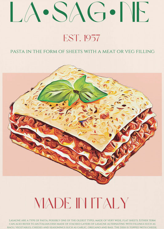 Lasagne-Schichten | Poster