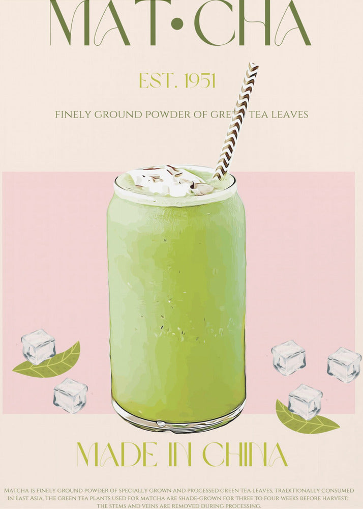 Chilled Matcha Drink | Poster