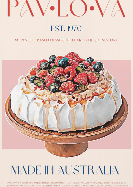 Beeren-Pavlova-Genuss | Poster