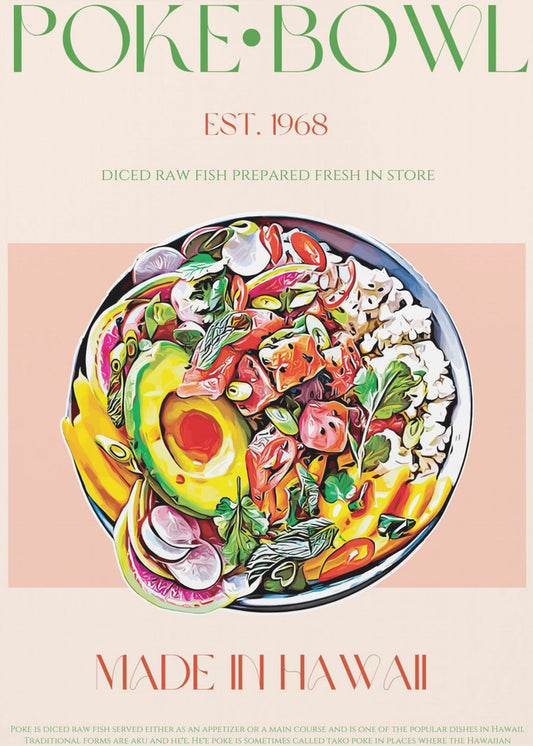 Hawaiianisches Geschmacksglück | Poster