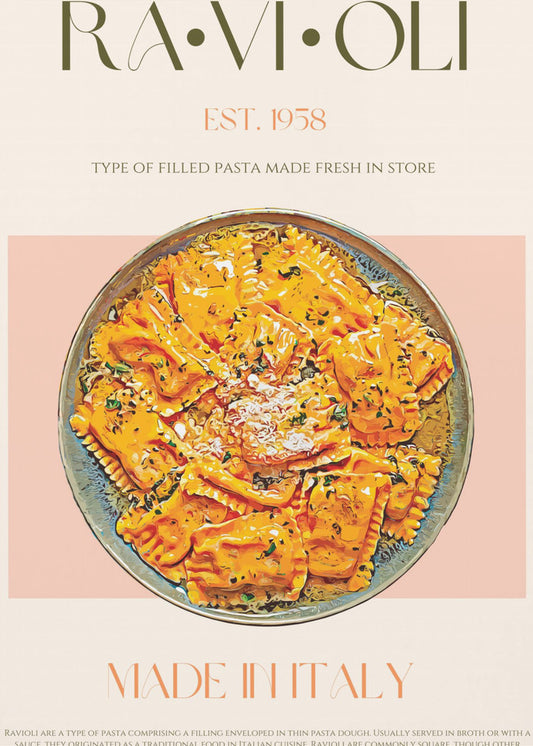 Italienische Herkunft und frische Zutaten | Poster