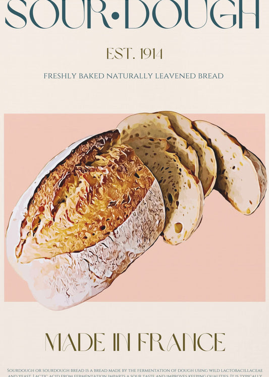 Französischer Brotgenuss | Poster