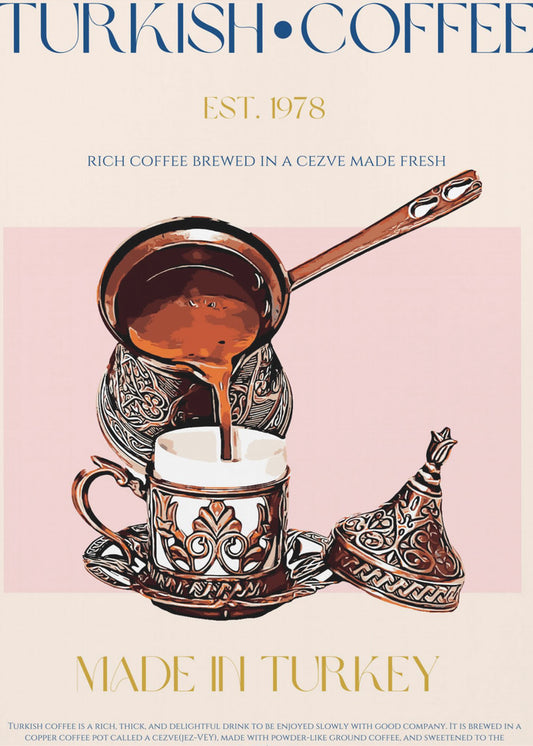 Türkischer Kaffeedruck | Poster