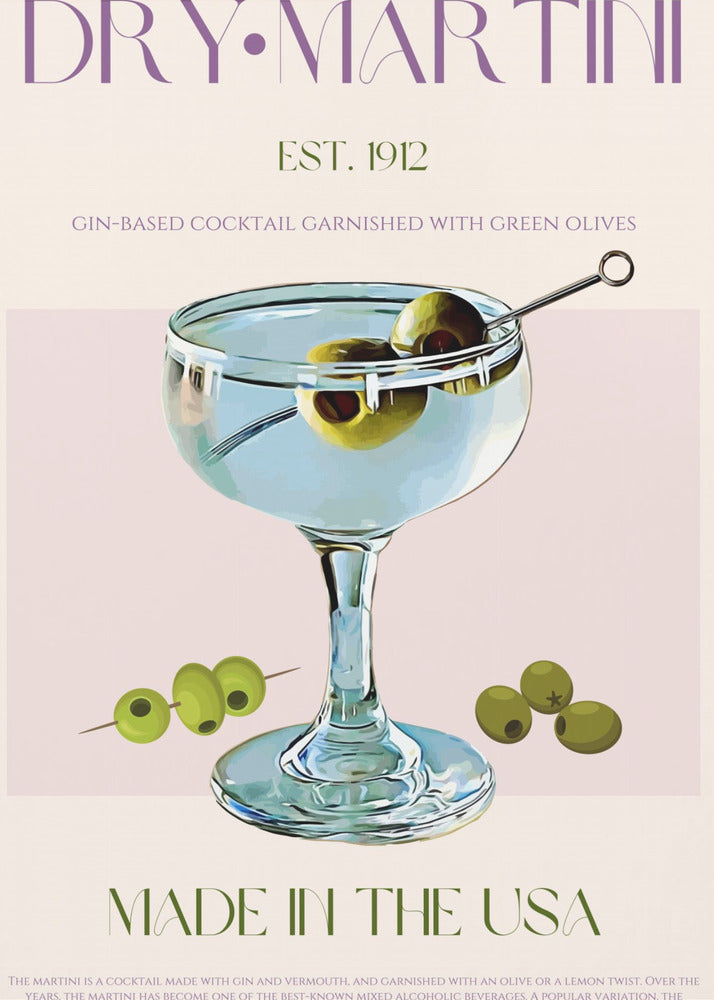 Classic Martini Charm | Poster