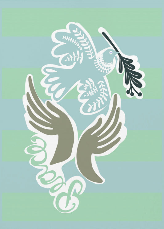 mellow anticipation Dove of peace | Poster