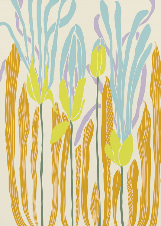 mellow anticipation budding flowers | Poster