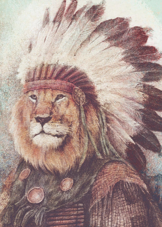 Majestätischer Löwe | Leinwand