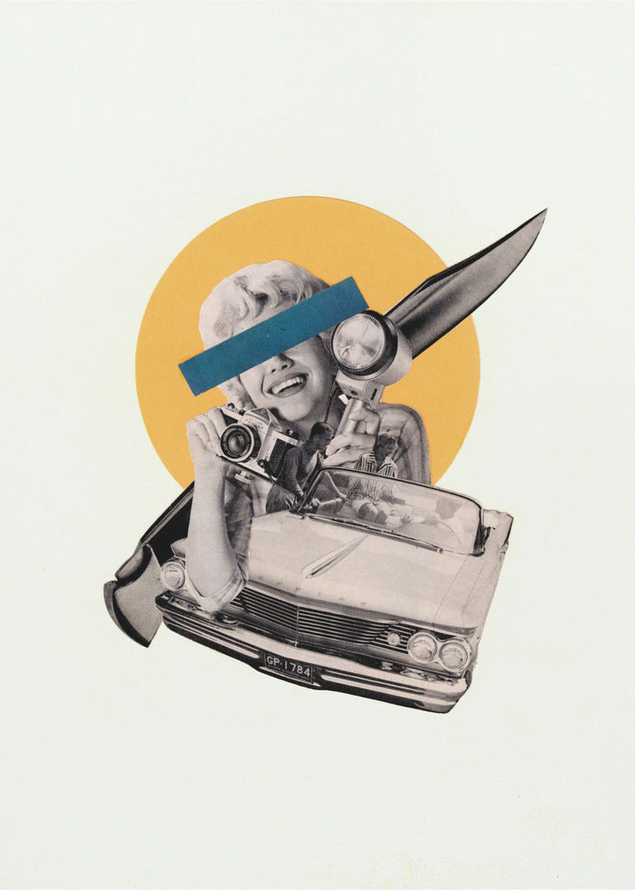 Retro-Abenteuer-Mix | Leinwand