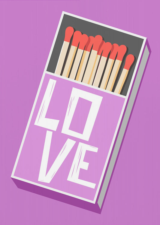 Streichholzromanze | Leinwand