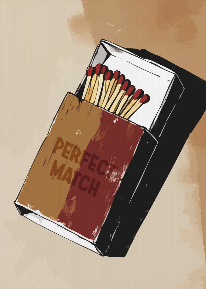 Zünde ein Streichholz an | Leinwand