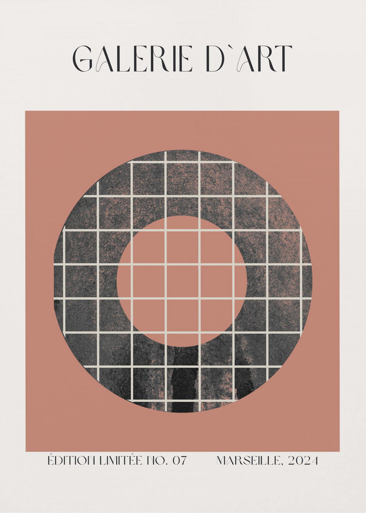 Circular Grid Harmony | Poster