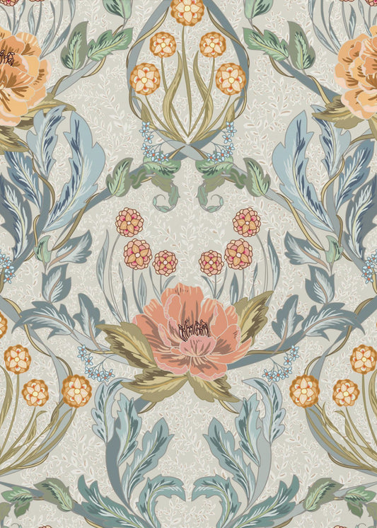 Floral Heritage Morris Antique pattern | Poster