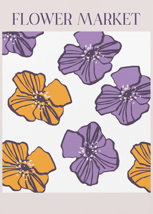 Blütenblattmuster | Poster