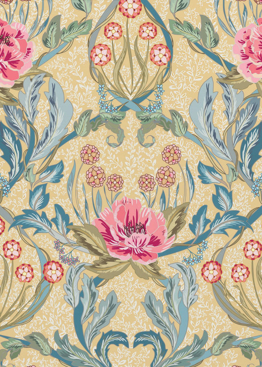 Floral Heritage Morris opulent vintage pattern | Poster
