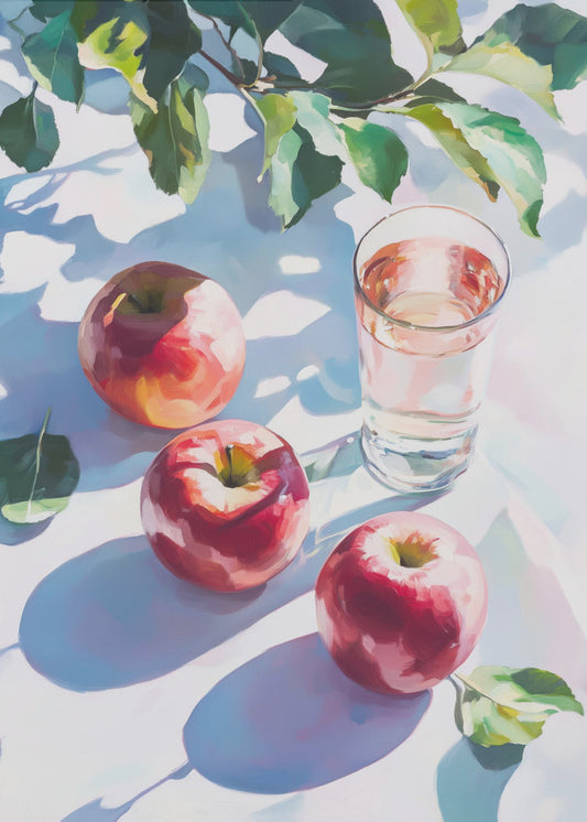Äpfel & Spiegelungen | Poster
