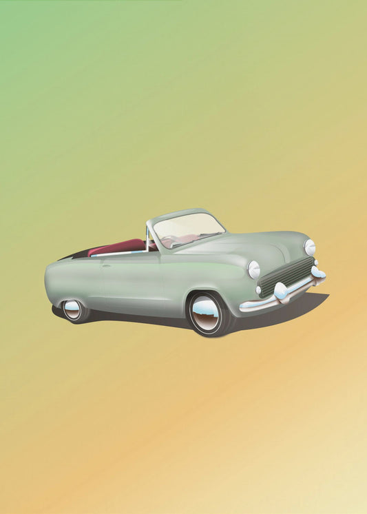 Vintage Cabrio | Leinwand