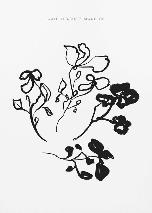 Ink Blooms Dance | Poster