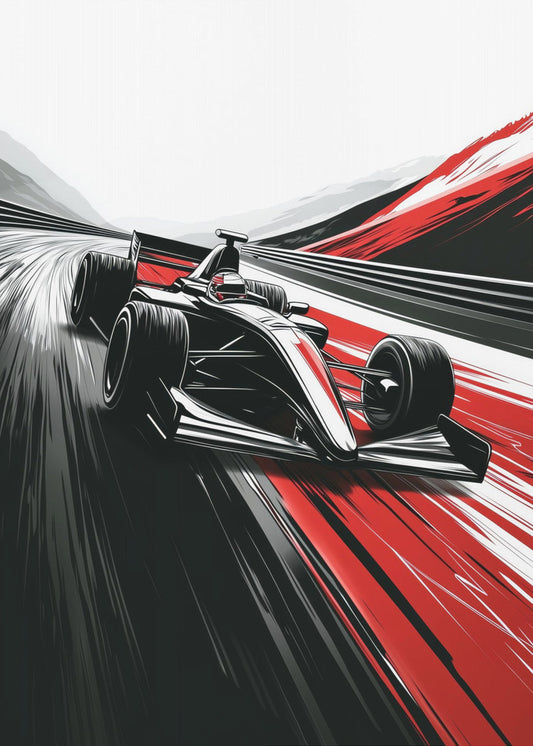 Car Racing sport art | Poster