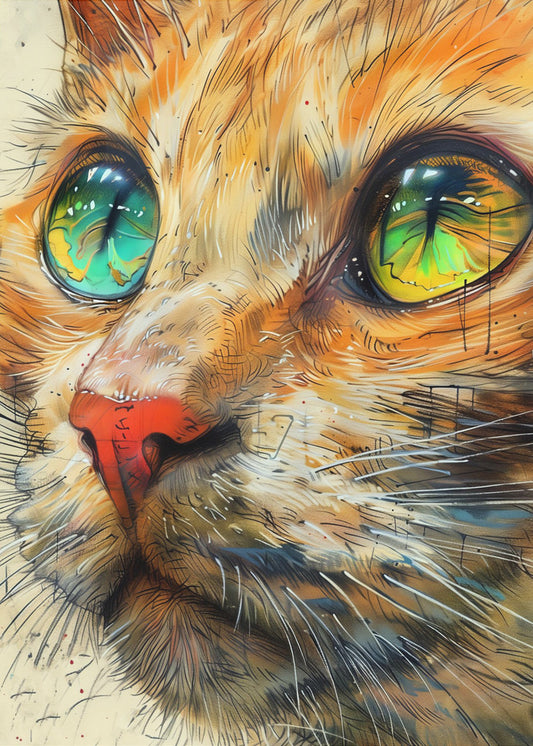 Ingwerkatze J | Poster