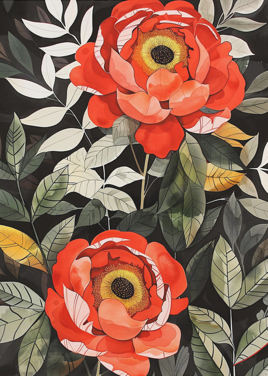 Peonies Justna Jaszke Jbjart | Poster