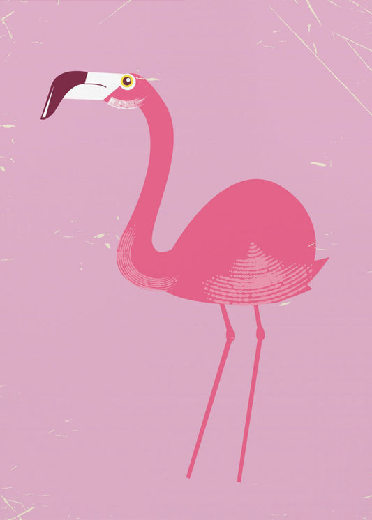 Flamingovogel | Leinwand