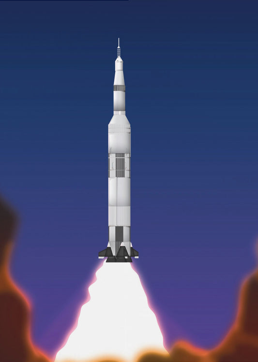 Apollo Saturn V | Leinwand