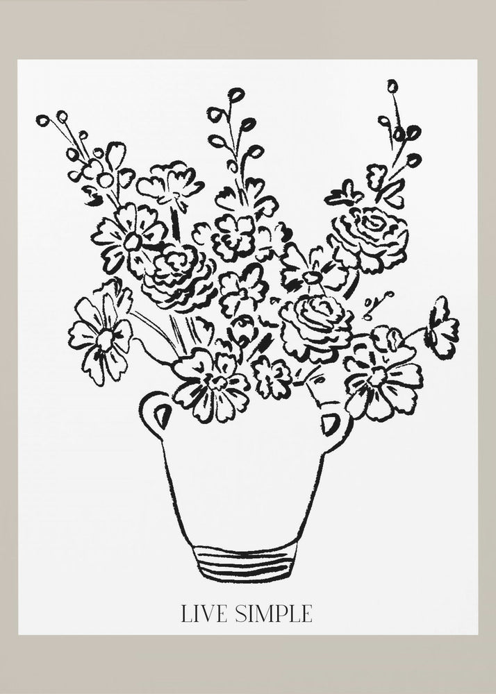 Serene Blooms | Poster