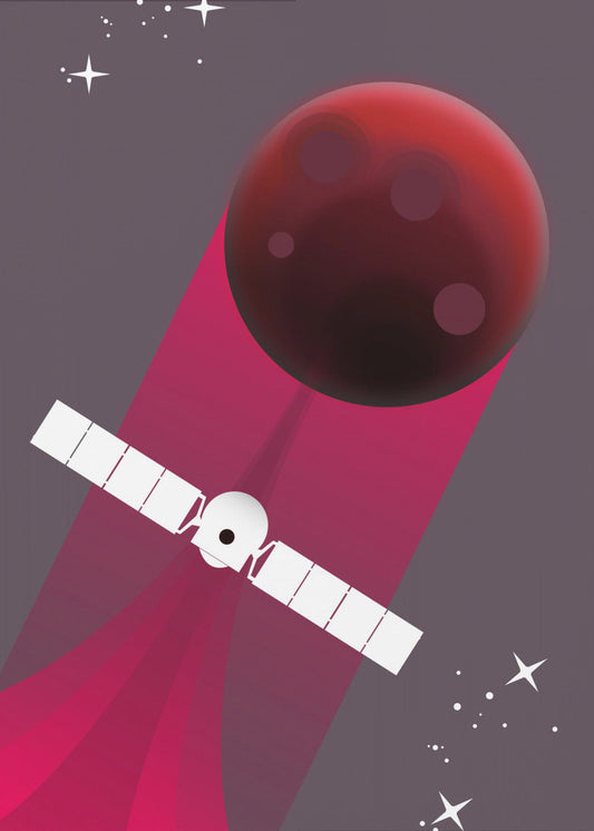 Mars erkunden | Leinwand