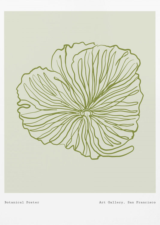 Floral Line Harmony | Poster