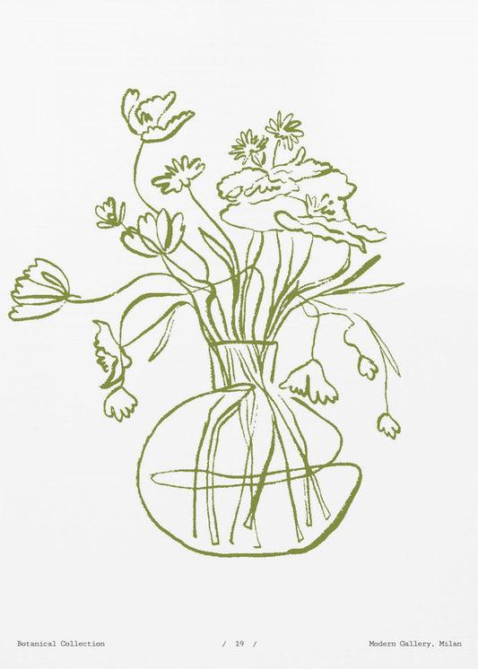 Vase of Wild Blooms | Poster