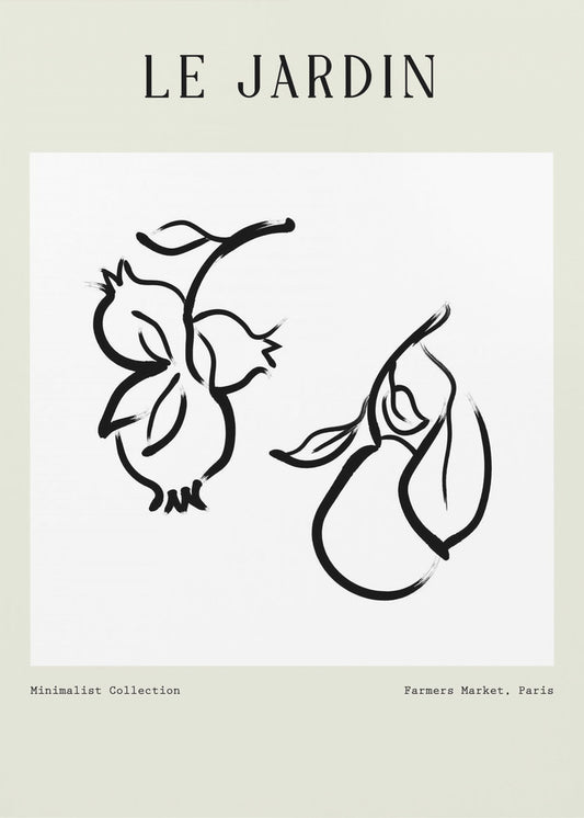 Ink Garden Lines | Poster