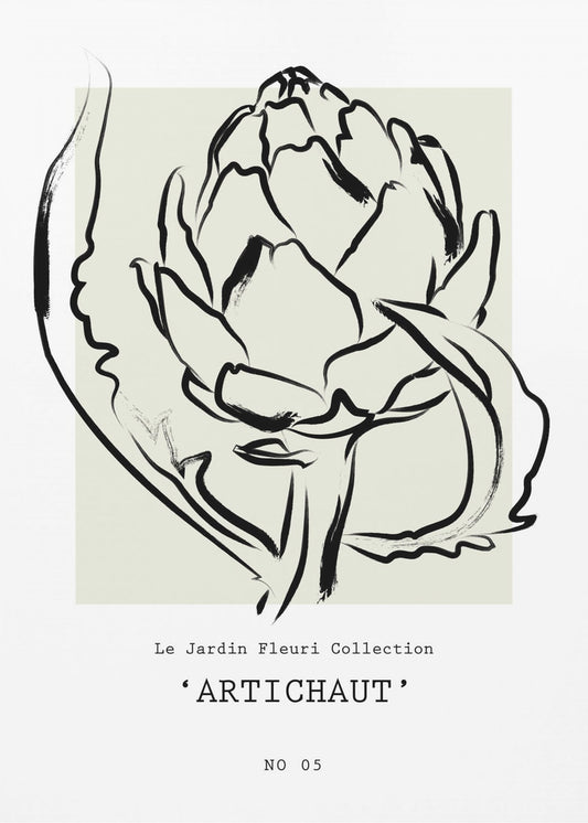 Elegant Artichoke | Poster