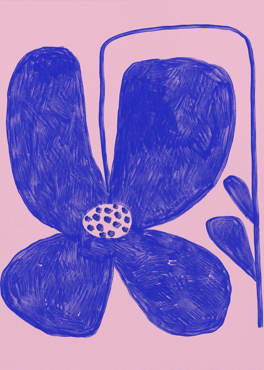 Blue Blossom Burst | Poster