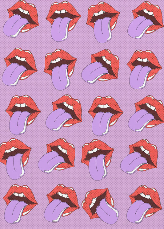 Lippenmuster | Leinwand