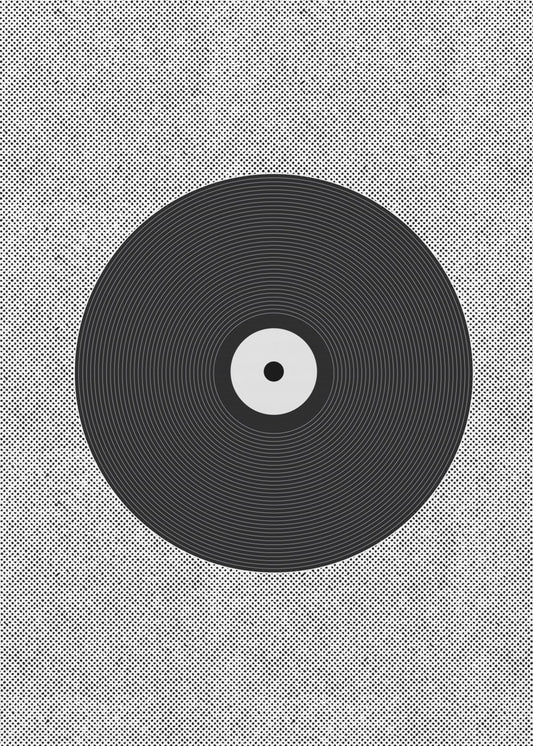 Vinyl-Schallplatten-Kunstwerk | Leinwand