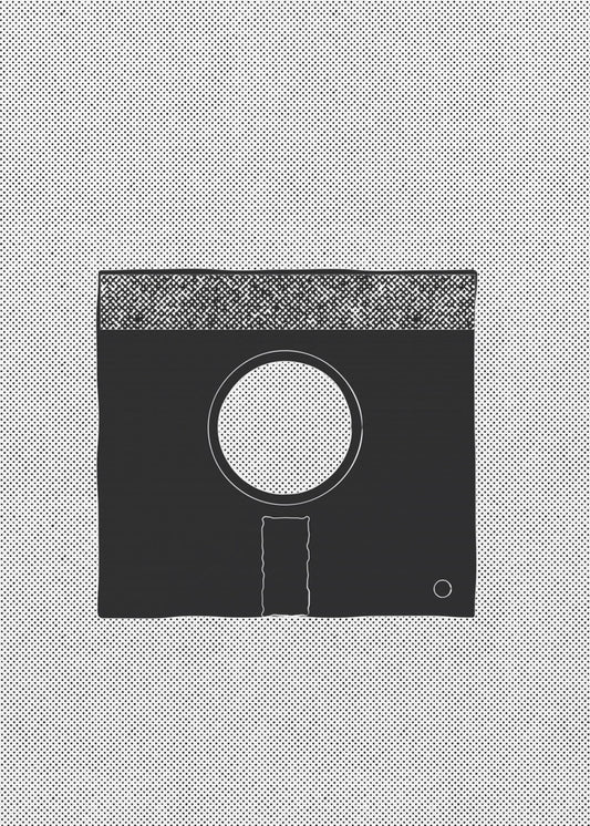 Stilisierte Retro-Kamera | Leinwand