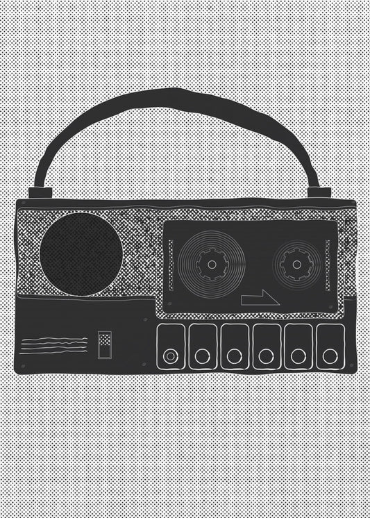 Kassettenrekorder | Leinwand