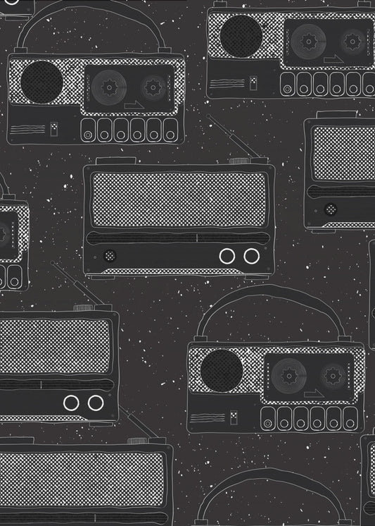 Radio- und Kassettenspieler | Leinwand