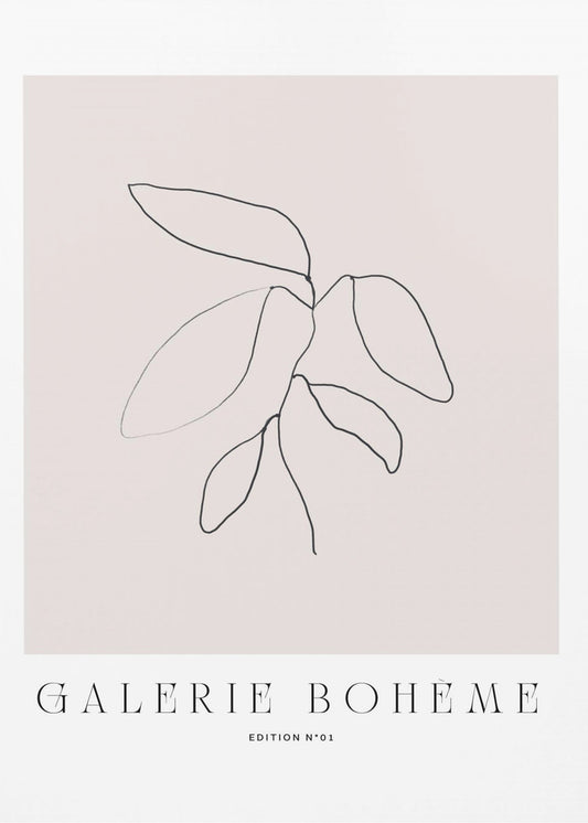 Minimalist Leaves | Poster