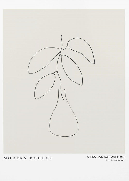 Minimalist Bloom | Poster