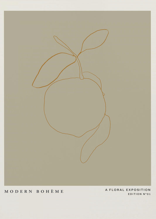 Minimalist Citrus | Poster
