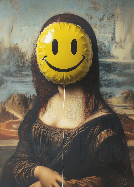 Parodie der Mona Lisa | Leinwand