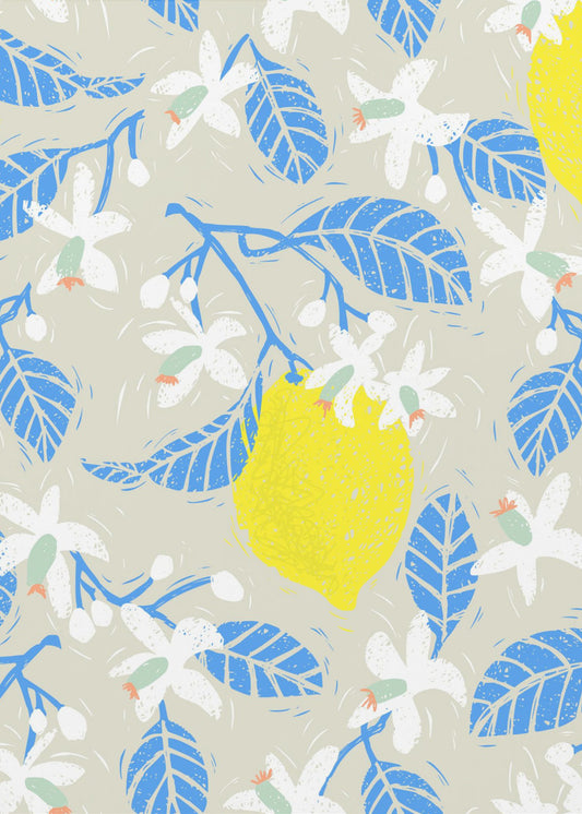 Citronblomsdans | Canvastavla