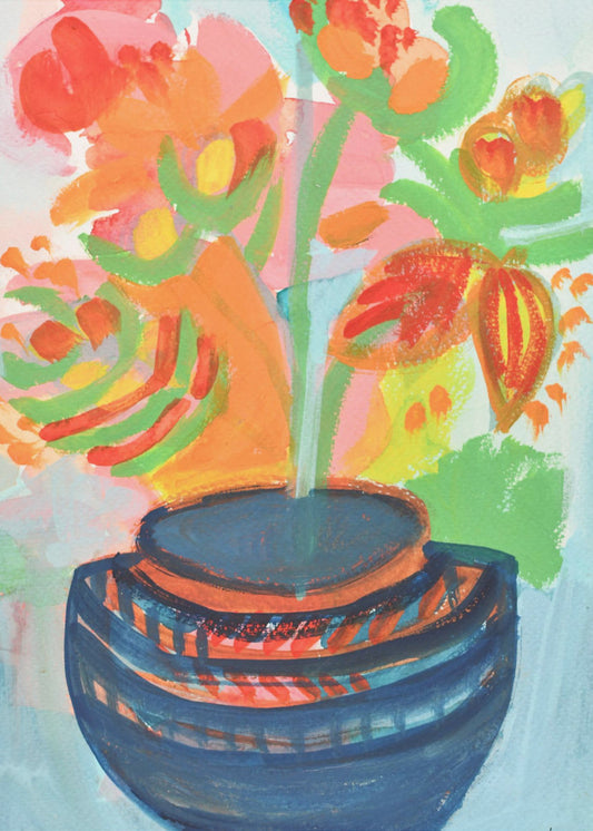 Potted Flowers | Canvas